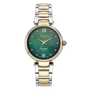 Roamer 857847 47 79 50 Dreamline Diamond Set Green MOP Dial Two Tone Steel Bracelet Women's Watch - mzwatcheslk srilanka